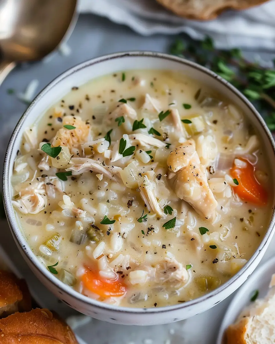 Creamy Chicken and Rice Soup: The Best Comfort Food Recipe