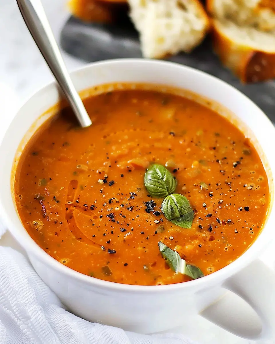 Roasted Tomato Basil Soup: The Best Comfort Food Recipe