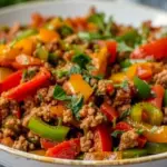 Ground Turkey and Peppers