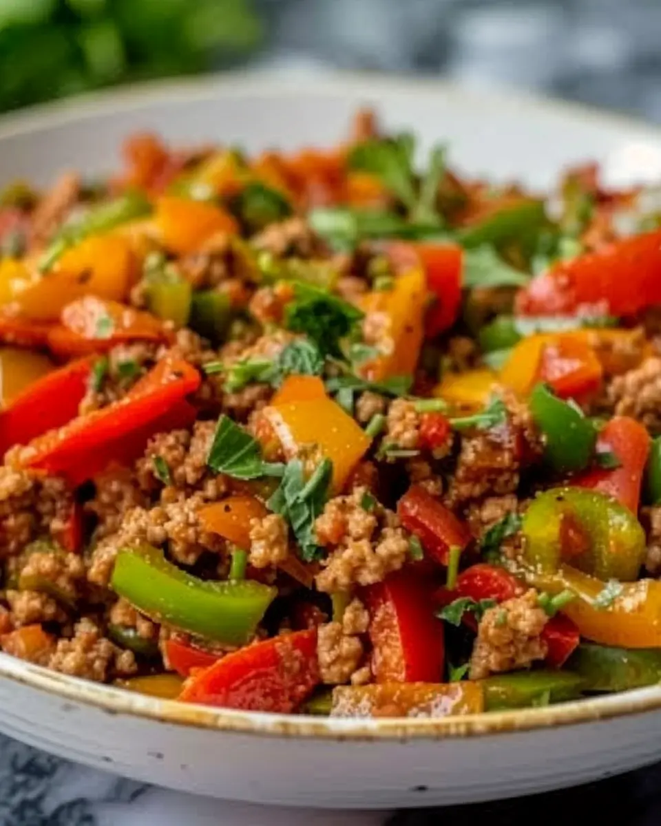 Ground Turkey and Peppers: Easy One-Pan Dinner Delight