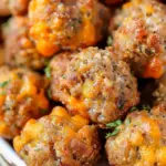 Cheddar Bay Sausage Balls (Only 4 Ingredients)