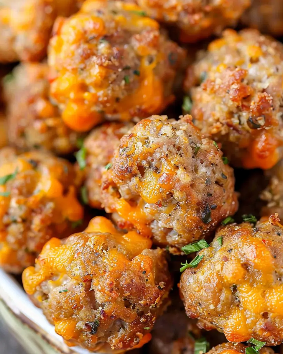 Cheddar Bay Sausage Balls: Best Easy Recipe with Only 4 Ingredients