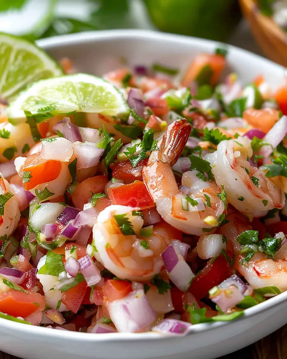 Easy Shrimp Ceviche Recipe: Refreshing Delight for Homemade Meals