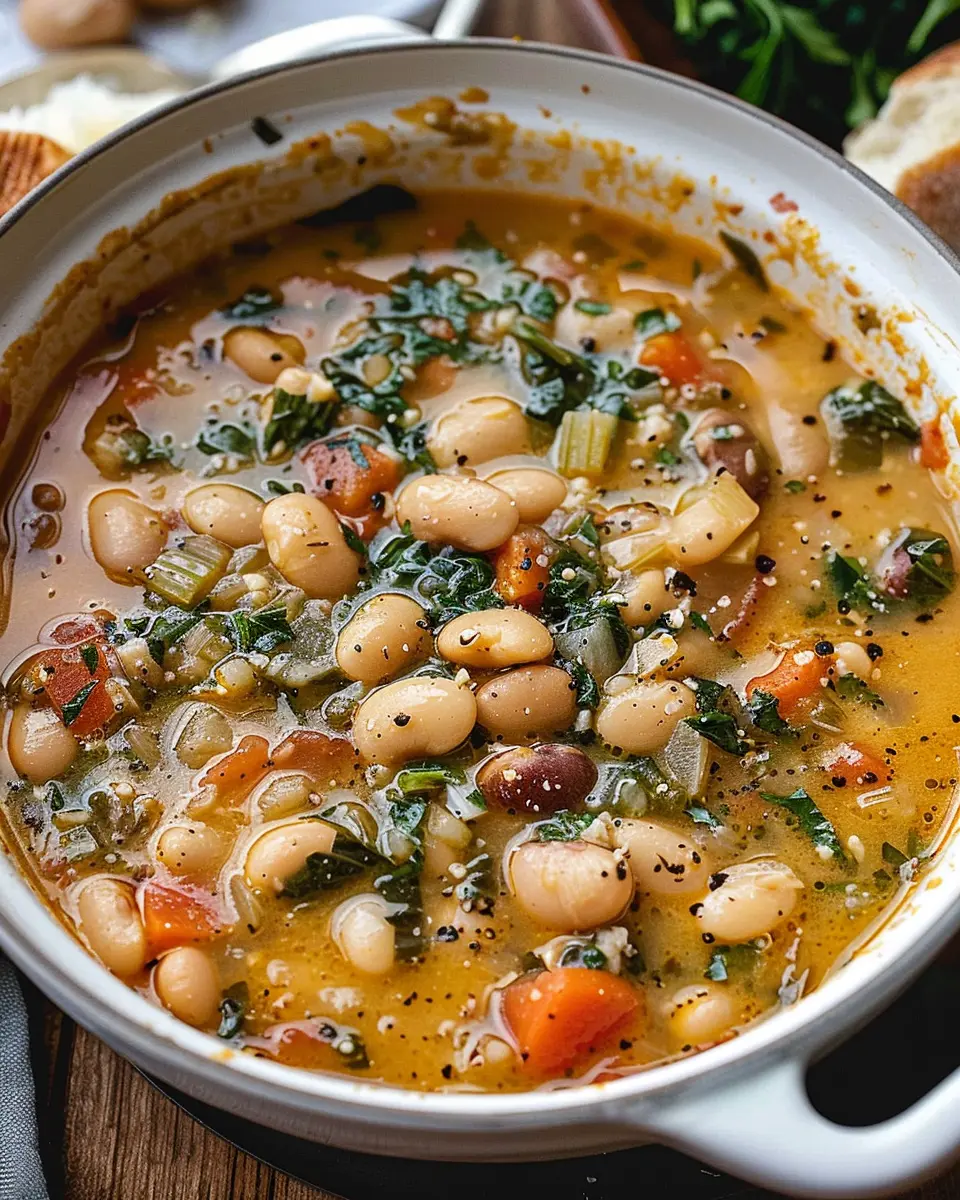 Tuscan White Bean Soup: The Best Cozy Comfort Food Recipe
