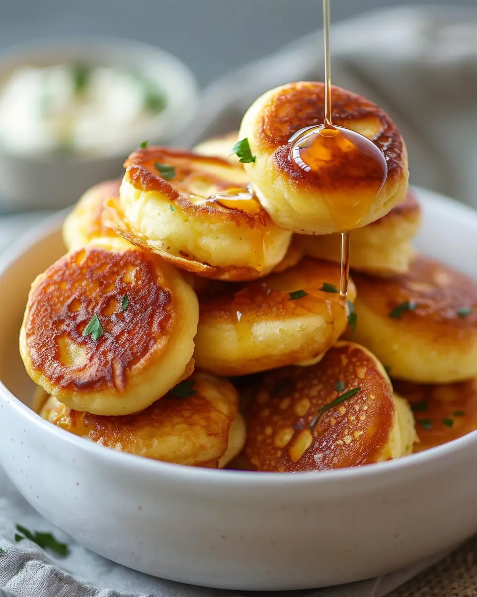 Breakfast pancake poppers: Easy bites with turkey bacon and fruit