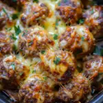 Crock Pot French Onion Meatballs