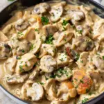 Creamy Chicken Stroganoff