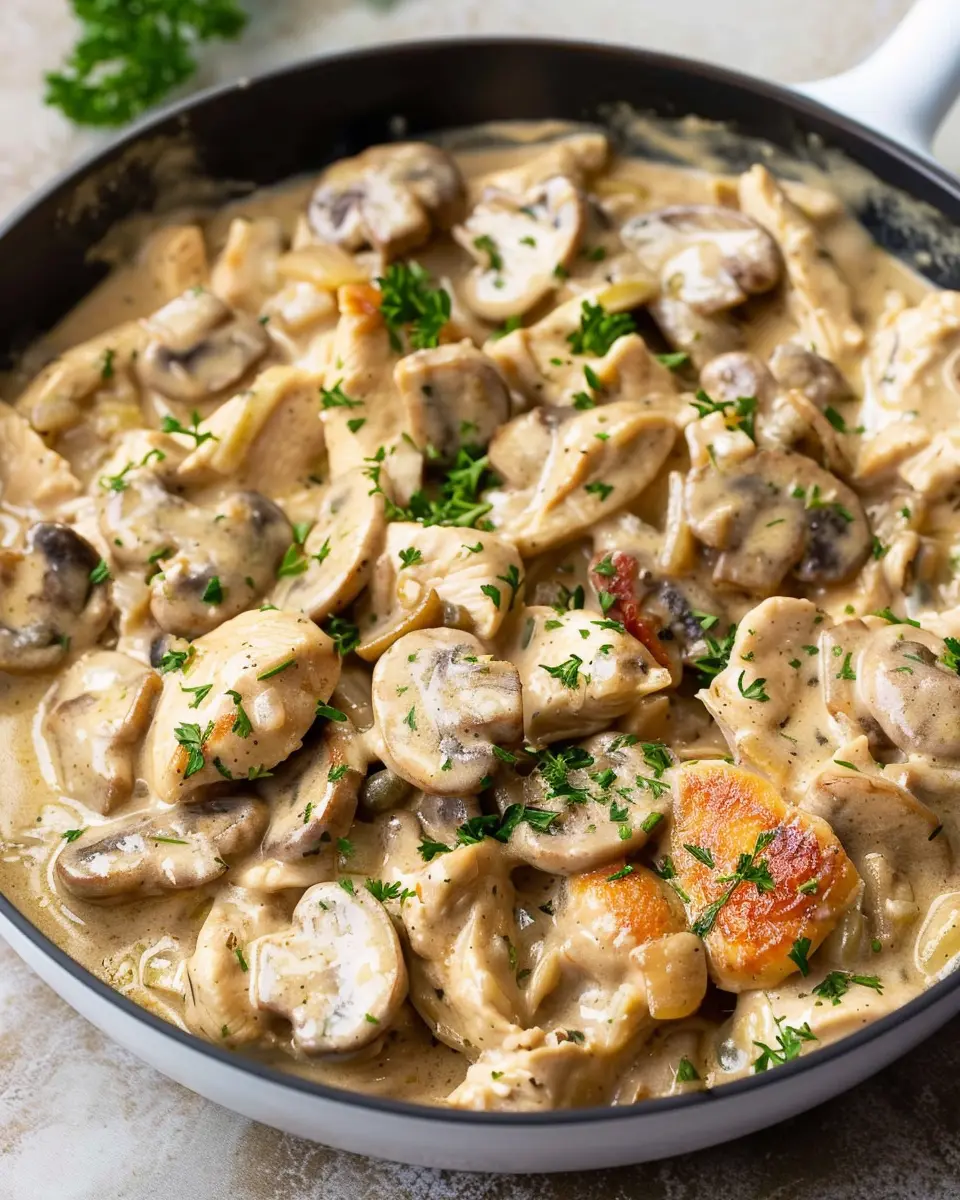Creamy Chicken Stroganoff with Turkey Bacon: An Indulgent Bliss