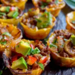 Stuffed plantain cups