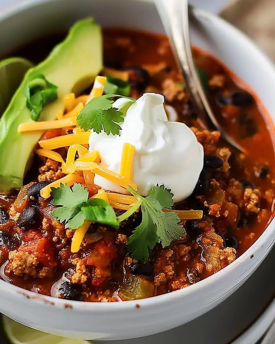 Slow Cooker Black Bean Pumpkin Turkey Chili: The Best Cozy Dish