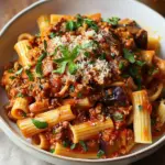 Eggplant Bolognese