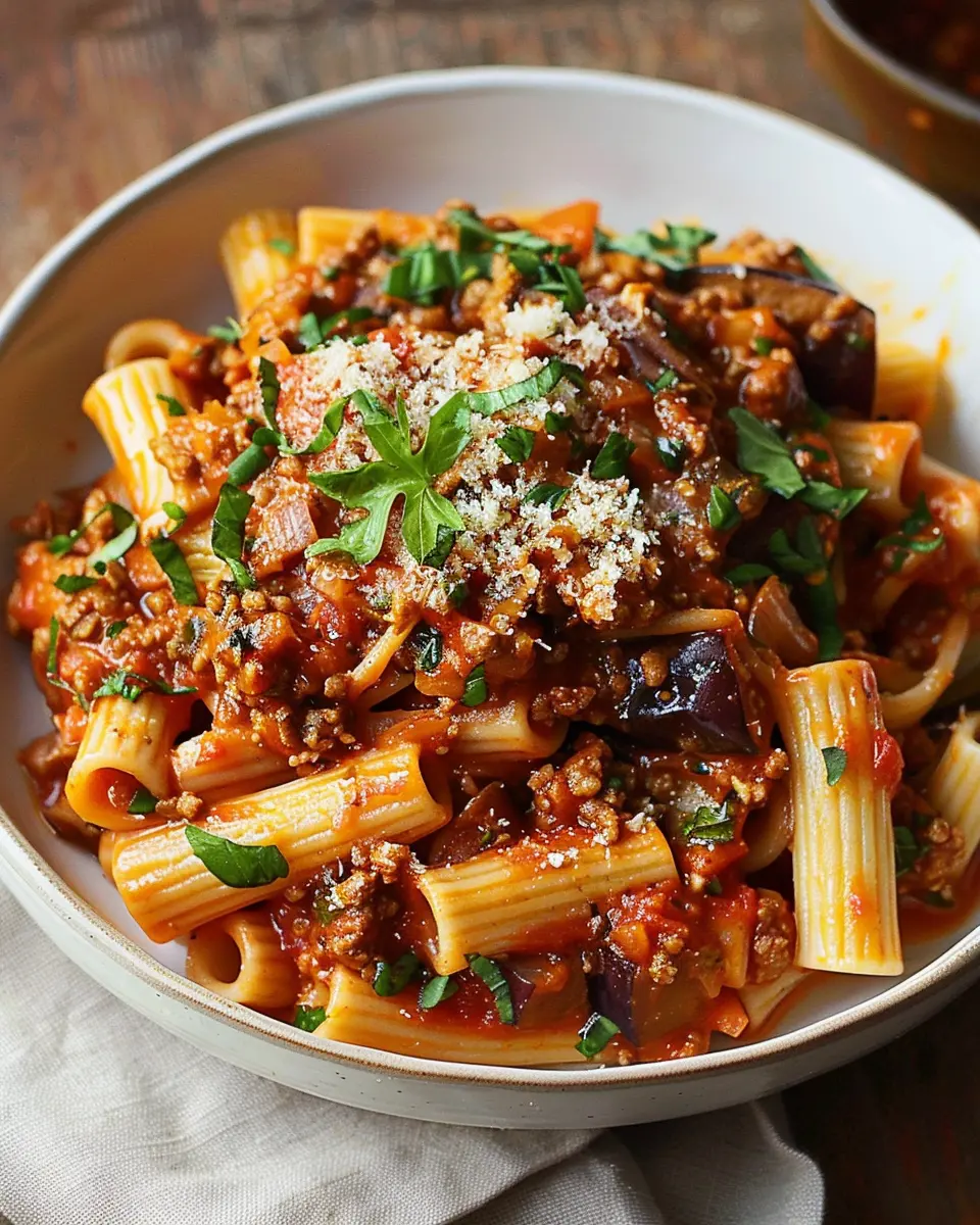 Eggplant Bolognese: A Deliciously Cozy Twist on Comfort Food