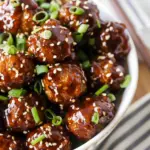 Asian Crockpot Meatballs