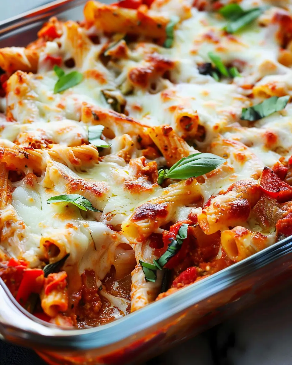 Baked Ziti with Roasted Vegetables: A Delightful Family Meal
