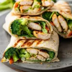 Grilled Chicken Broccoli Wraps