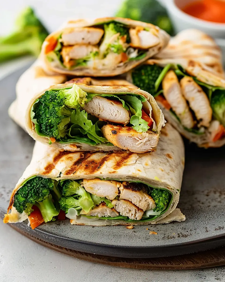 Grilled Chicken Broccoli Wraps: A Healthy and Easy Delight