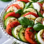 Cucumber Caprese Salad