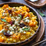 Baked Pumpkin Goat Cheese Risotto