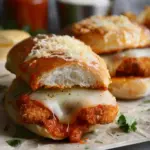 Cheesy Chicken Parmesan Sandwiches